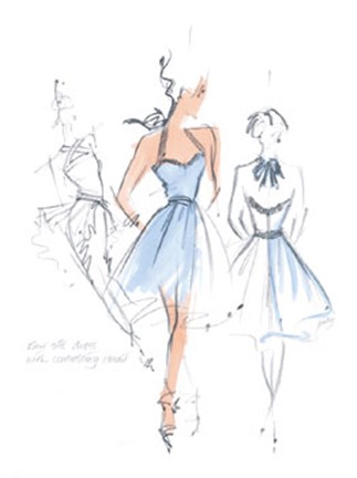 Framed Haute Couture IV Print