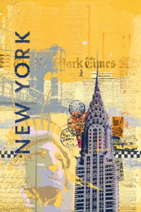 Framed Cities I Print