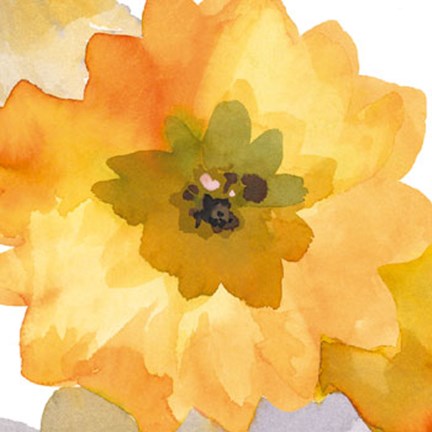 Framed Ginger Gold I Print