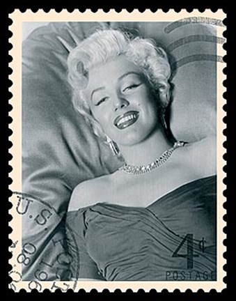 Framed Movie Stamp V Print