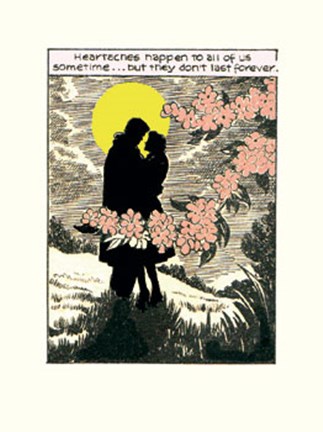 Framed Heartaches Happen Print