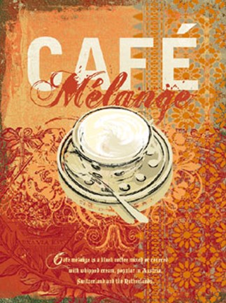 Framed Cafe Melange Print