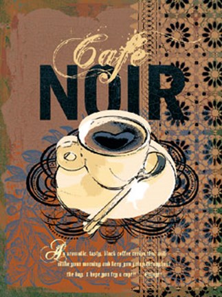 Framed Cafe Noir Print