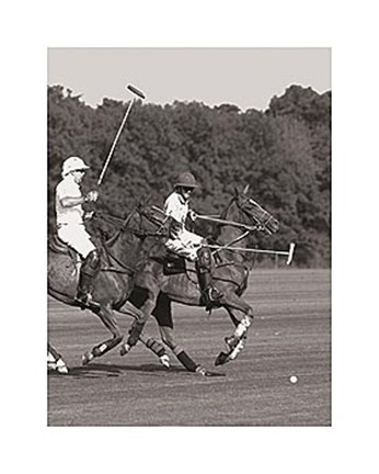 Framed Polo In The Park IV Print