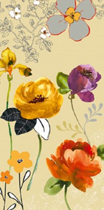 Framed Paint Line II Print