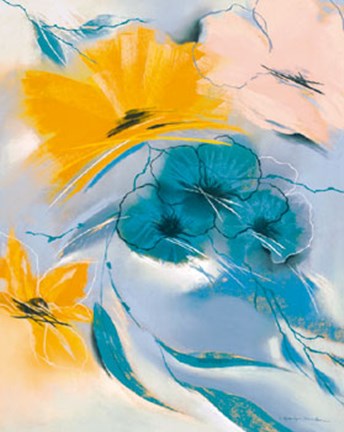 Framed Saffron II Print