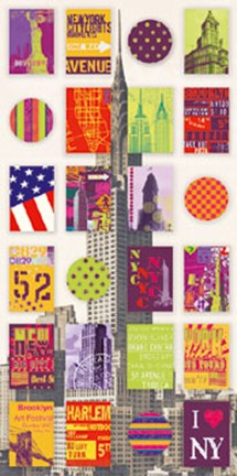 Framed New York Break Print
