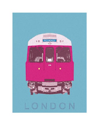 Framed London Transport III Print