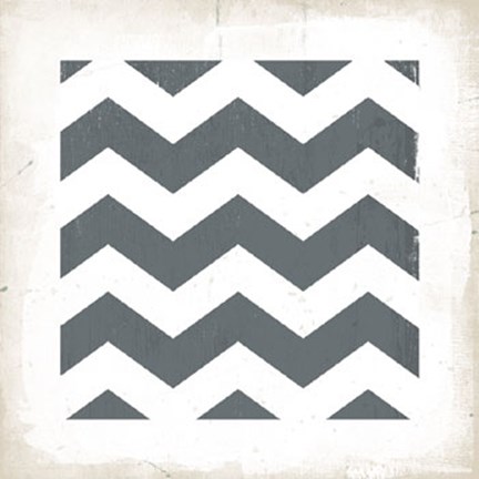 Framed Chevron III Print