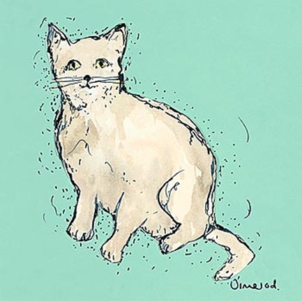 Framed Kitty Tales II Print