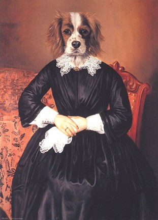 Framed Mademoiselle Print