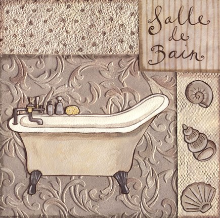 Framed Salle De Bain Print