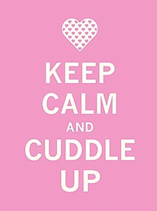 Framed Keep Calm Cuddle Print