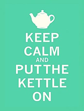 Framed Keep Calm, Mint Tea Print