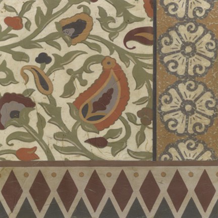 Framed Turkish Garden IV Print