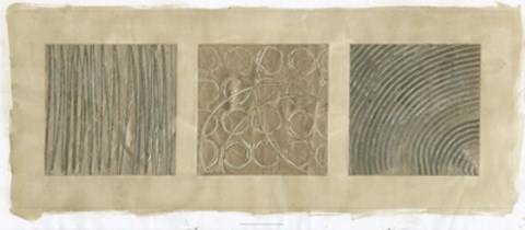 Framed Platinum Abstraction II Print