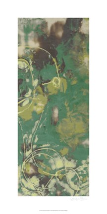 Framed Entwined Emerald IV Print