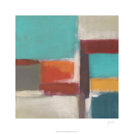 Framed Uptown Lights II Print