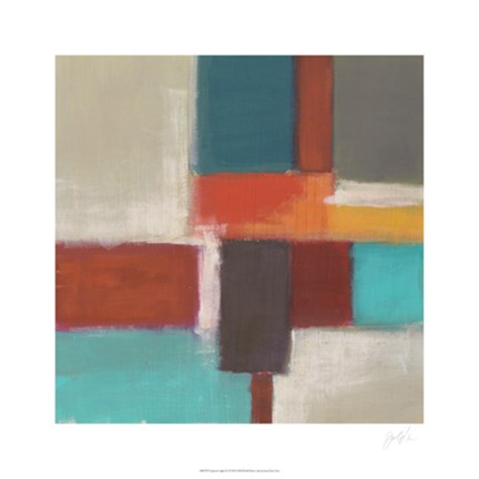 Framed Uptown Lights IV Print