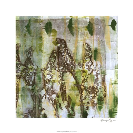 Framed Flower Field II Print