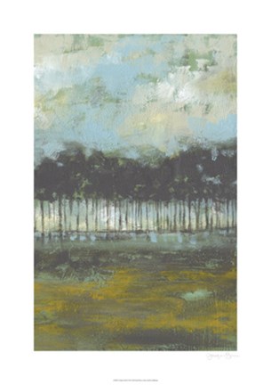 Framed Golden Field II Print