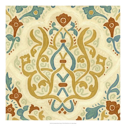 Framed Non-Embellished Bombay Design I Print