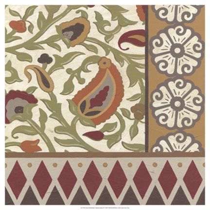 Framed Non-Embellished Turkish Garden IV Print