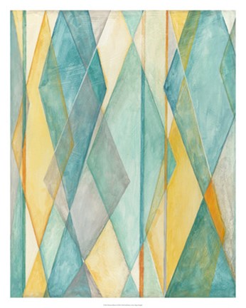 Framed Diamond Illusion II Print