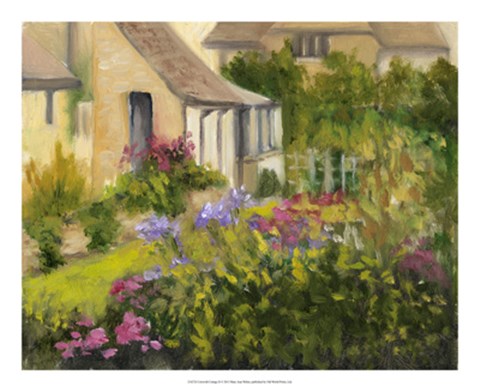Framed Cotswold Cottage II Print