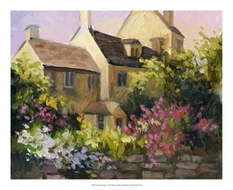 Framed Cotswold Cottage V Print