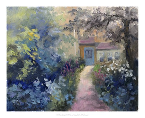 Framed Cotswold Cottage VI Print