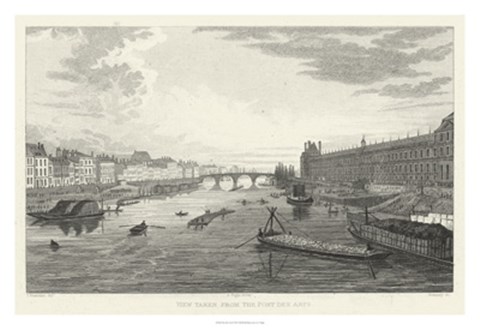 Framed Pont Des Arts Print