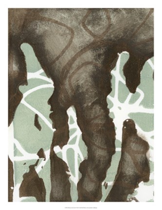 Framed Silhouette Reversal I Print