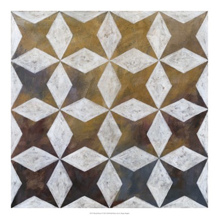 Framed Royal Pattern I Print