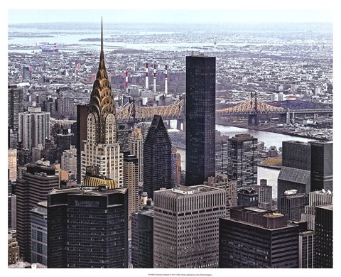 Framed Chrysler &amp; Queens Print