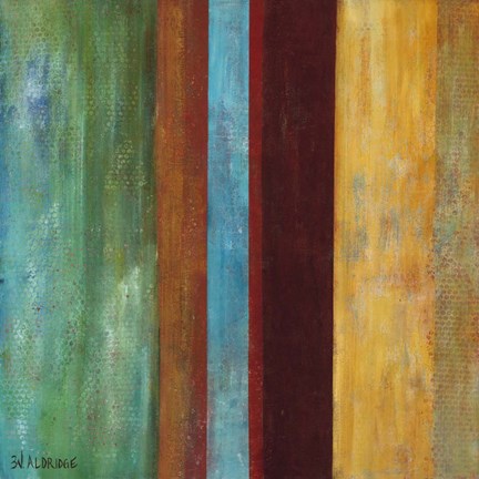 Framed Blue Comes Thru I Print