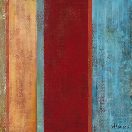 Framed Blue Comes Thru II Print