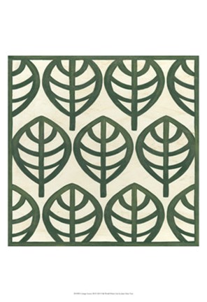 Framed Cottage Leaves III Print