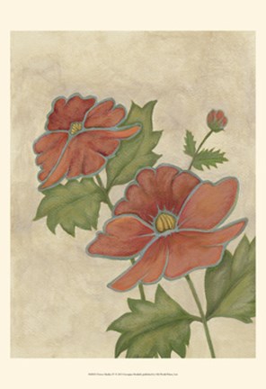 Framed Flower Medley IV Print