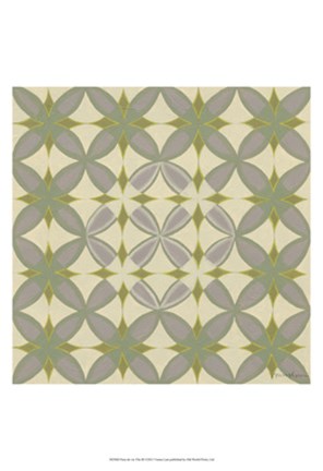 Framed Fleur de Vie Tile III Print