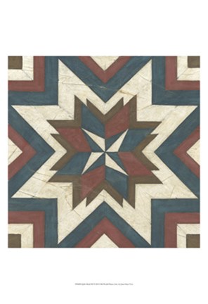 Framed Quilt Motif III Print