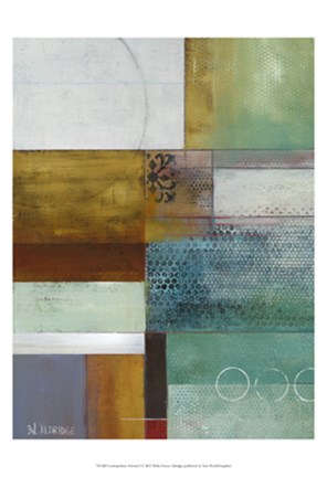 Framed Cosmopolitan Abstract I Print