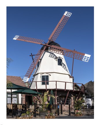 Framed Santa Ynez Valley of Santa Barbara County, California Print