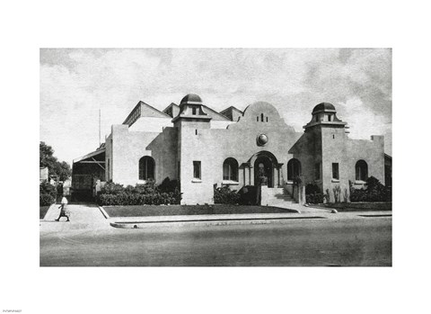 Framed Anaheim Citrus Packing House Print
