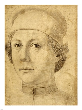 Framed Portrait of a Young Man Print