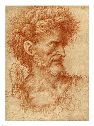 Framed Saint John the Baptist Print