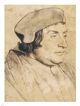 Framed Portrait of a Scholar or Cleric Print