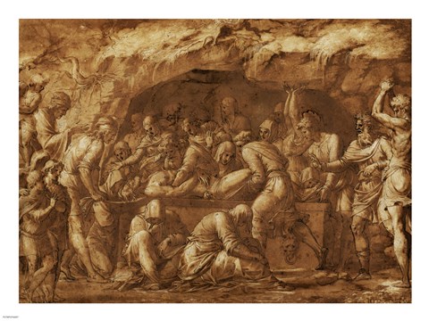 Framed Entombment Print