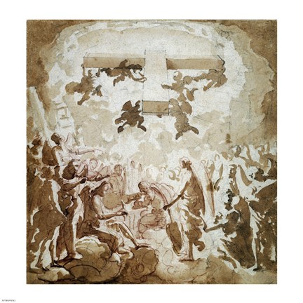 Framed Triumph of the Cross Print