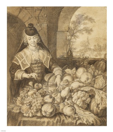 Framed Saint Jerome Hearing the Trumpet of the Last Judgement - food Print